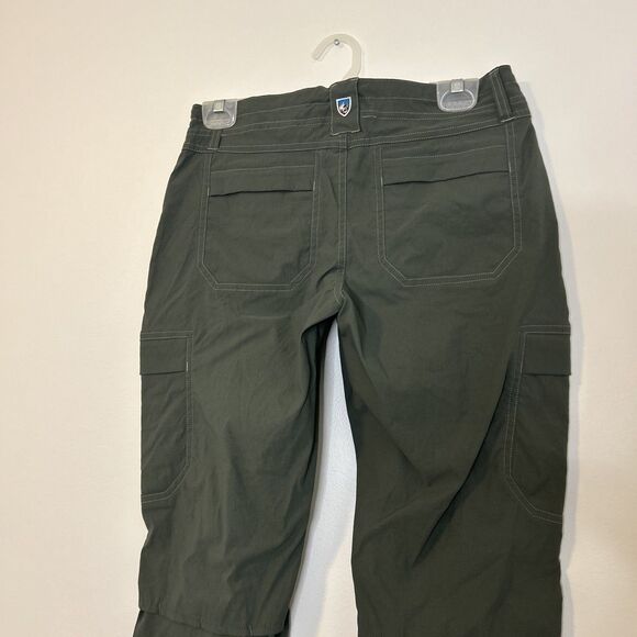 Kuhl FreeFlex Roll Up Pants in Green Retired Style P010720 - 6 Regular - Picture 6 of 14